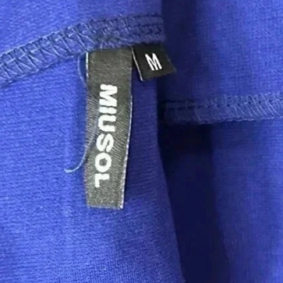 MIUSOL Size Medium Blue Dress Business Work Office Party Wedding - Picture 5 of 7